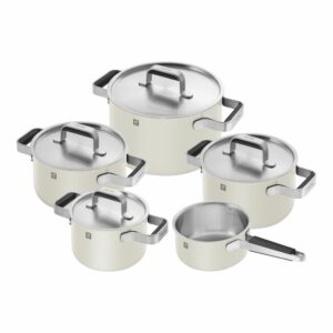 ZWILLING - SET PENTOLE PURE AVORIO 10 PZ 18/10 ACCIAIO INOSSIDABILE