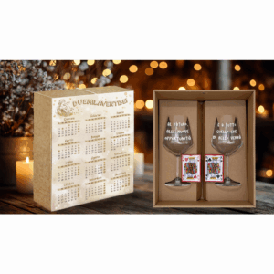 QUADRI & QUADRI - SCATOLA REGALO TRADIZIONE DA GUSTARE CALICI