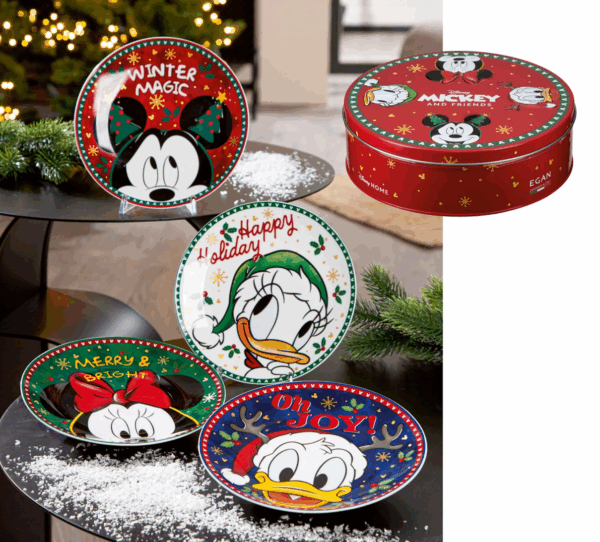 EGAN - DISNEY WINTER MAGIC 4 PIATTI DESSERT