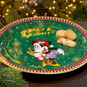 EGAN - DISNEY WINTER MAGIC MINNIE MOUSE PIATTO PANETTONE 31 CM - immagine 2