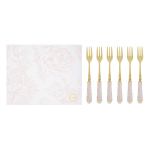 LE STELLE - Set 6 Forchettine Floreali